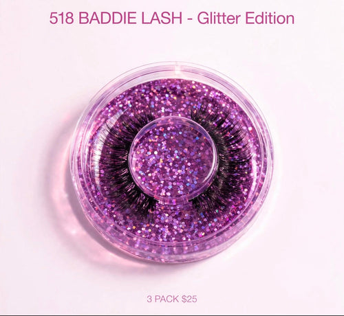 518 BADDIE LASH - Glitter Edition (3 Pack)